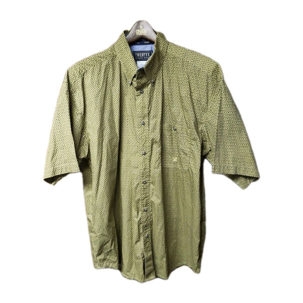 Wrangler 20x Single Pocket Button Up All Over Print Size L